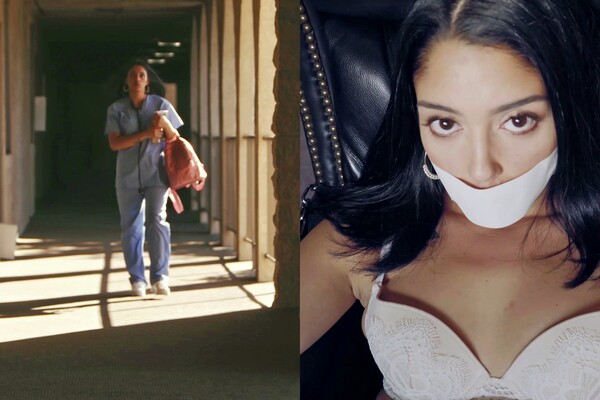 'Nurse'-Szene aus Vanessa Sky - Split Screen