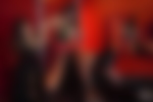 'Femdom Pegging'-Szene aus Lady Luny Nyx & Lady Markazi - Total Enslavement Of The Rubber Couple